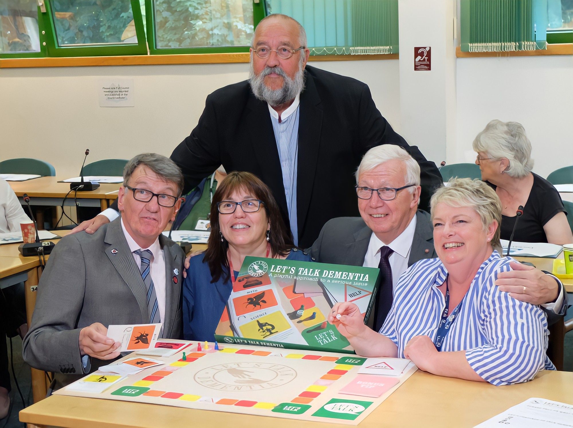 FDDAA What we Do Group playing Dementia Board me